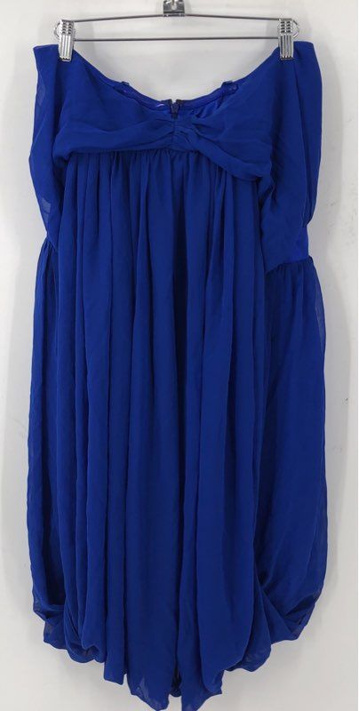 NWT Cache Women's Blue Strapless A-Line Dress - Size 6