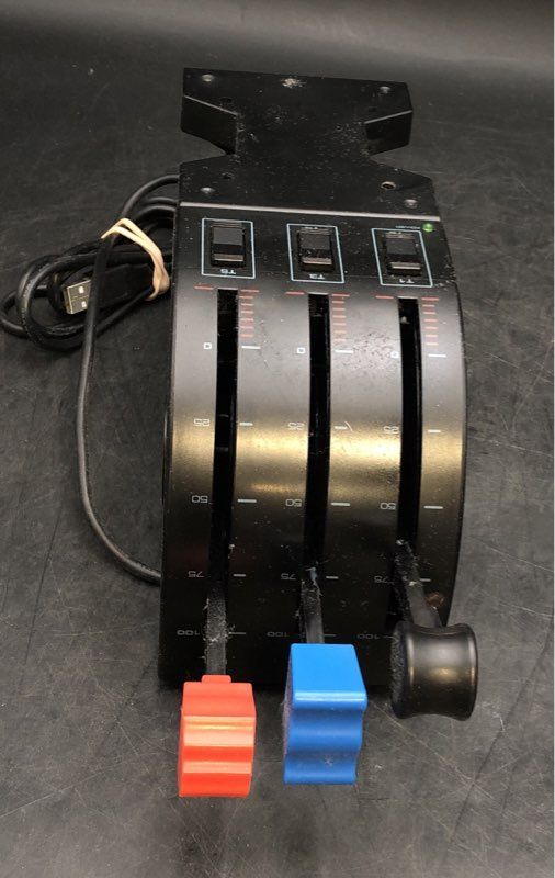 Logitech Throttle Quadrant Axis Levers Simulation Controller