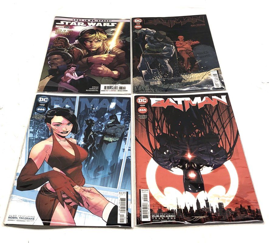 Marvel & DC Comic Book Lot Modern Age Superhero Batman Star Wars 21 Comics