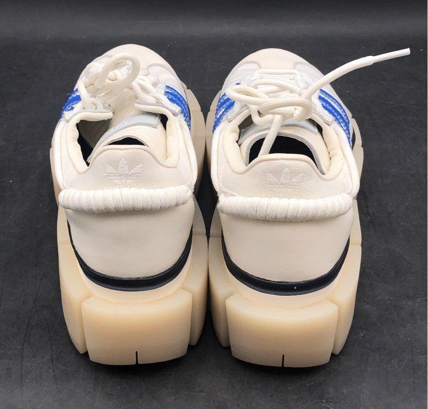 Adidas Super Sleek Chunky Wonder White Victory Blue Size 9.5