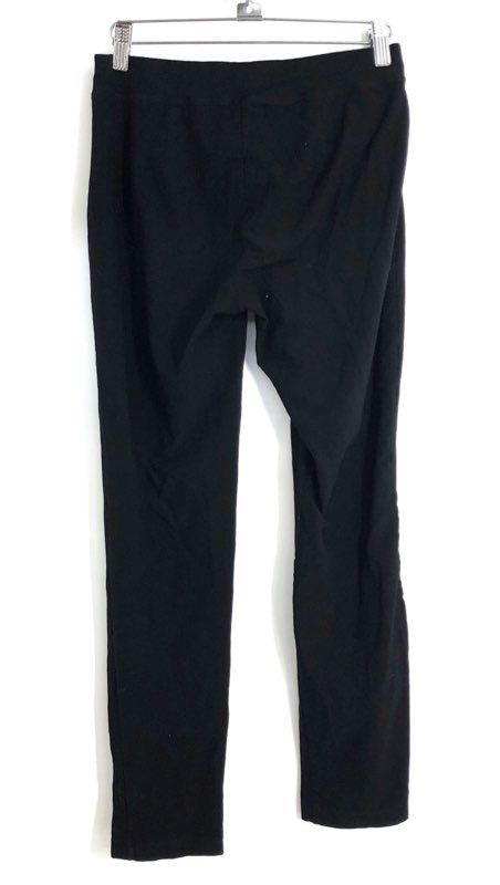 Eileen Fisher Women's Black Viscose Blend Tapered Knit Pull-On Pants Sz XXS