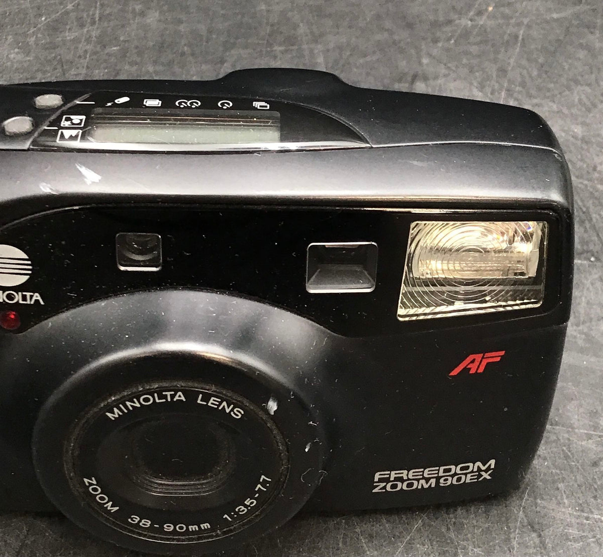 Minolta Freedom Zoom 90EX Black Point & Shoot Film Camera