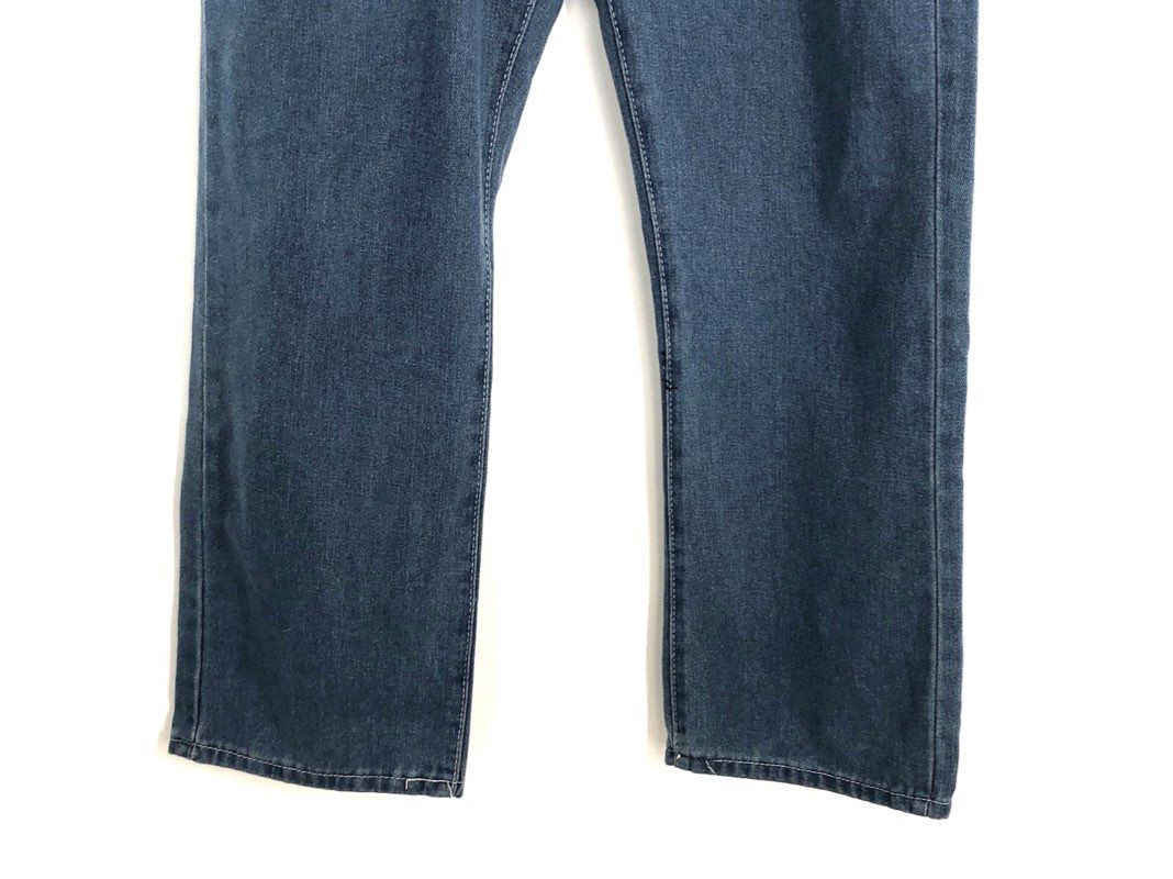 Vintage 90s JNCO Jeans Men's Blue Weis Tiger Graphic Wide Leg Tribal Denim Sz L