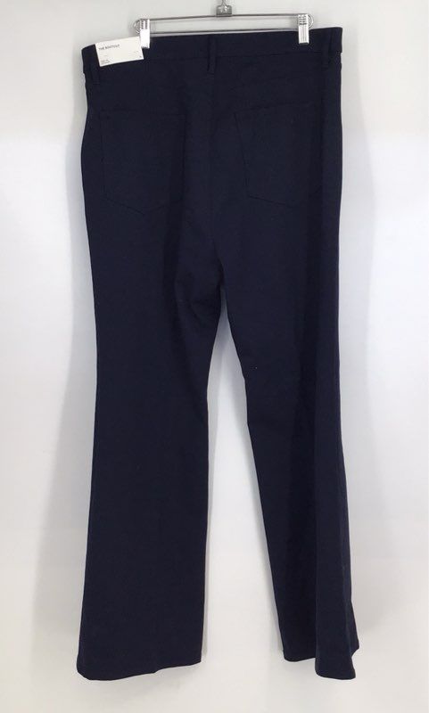 NWT Ann Taylor Women&#39;s Blue High-Rise Bootcut Leg Trouser Pants - Size 16