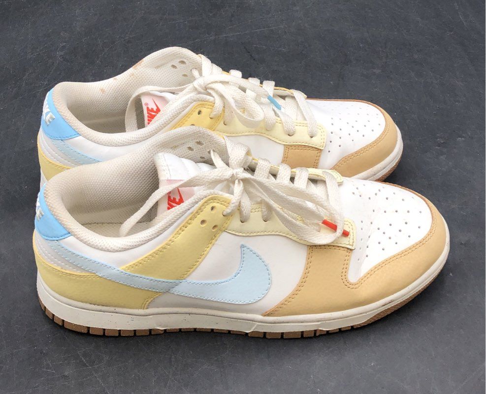Nike Dunk Low Next Nature White Light Armory Blue Pale Ivory Women's Size 10
