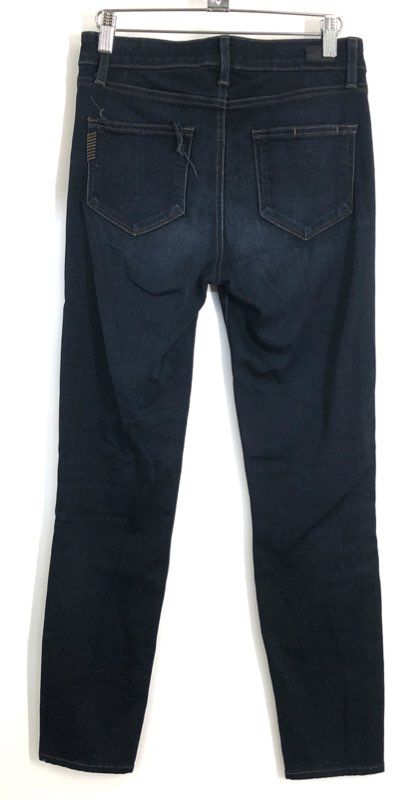 PAIGE Women's Hoxton Ultra Skinny Jeans Dark Wash Blue Stretch Denim Sz 26