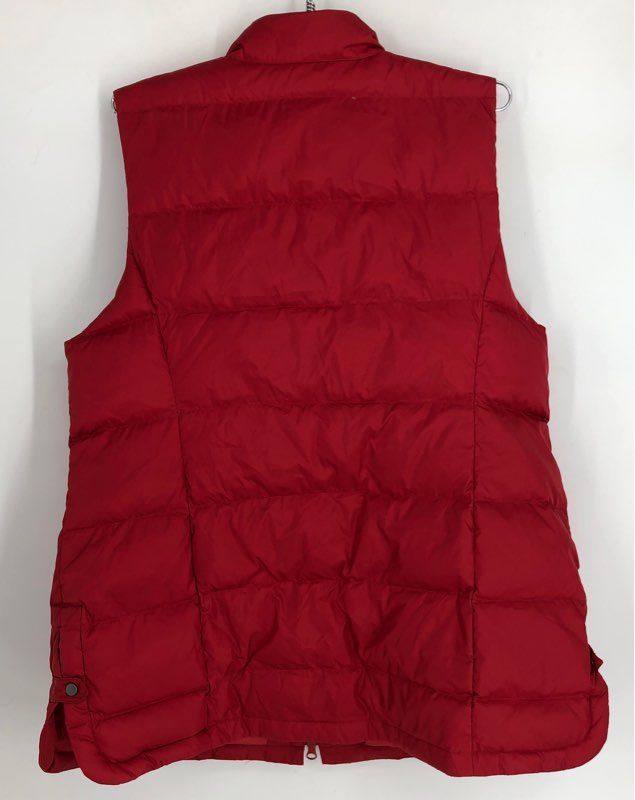 NWT J. Jill Down Women&#39;s True Red Puffer Vest - Size L