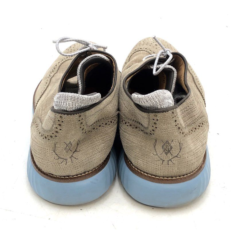 Martin Dingman Men's Textured Wingtip Brogue Hybrid Oxford Shoes Size 10M