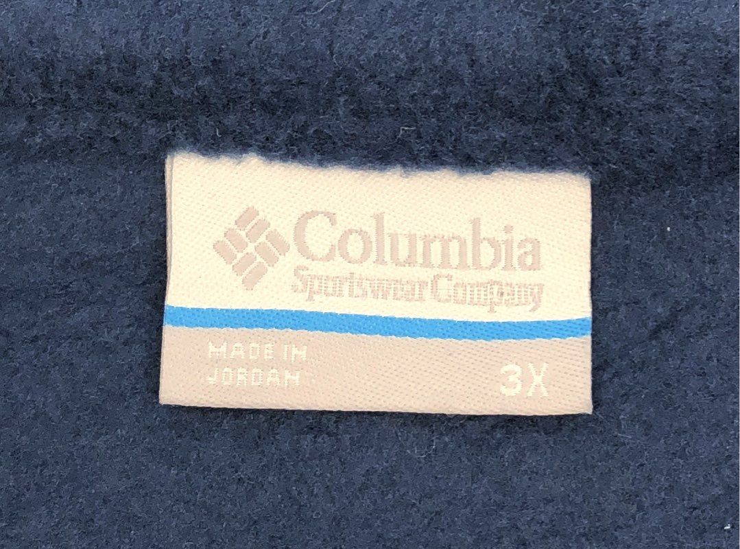 Columbia Women's Benton Springs Full Zip Fleece Jacket Navy Blue Sz 3X NWT