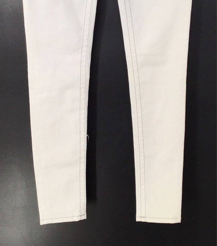NWT Miss Me Women's White Denim Signature Skinny Jeans - Size 25