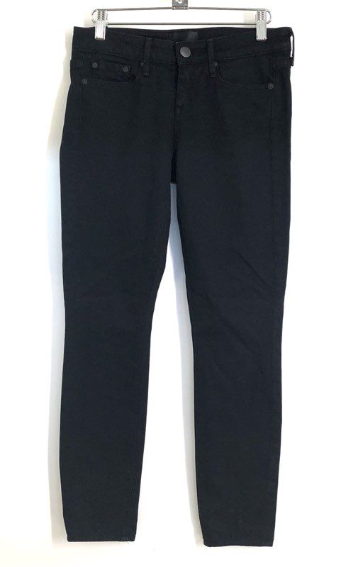 Vince Women's Black Skinny Jeans Solid Made in USA Sz 25