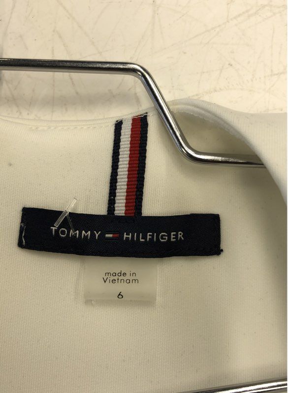 Tommy Hilfiger Women's Black White Sheath Dress - Size 6