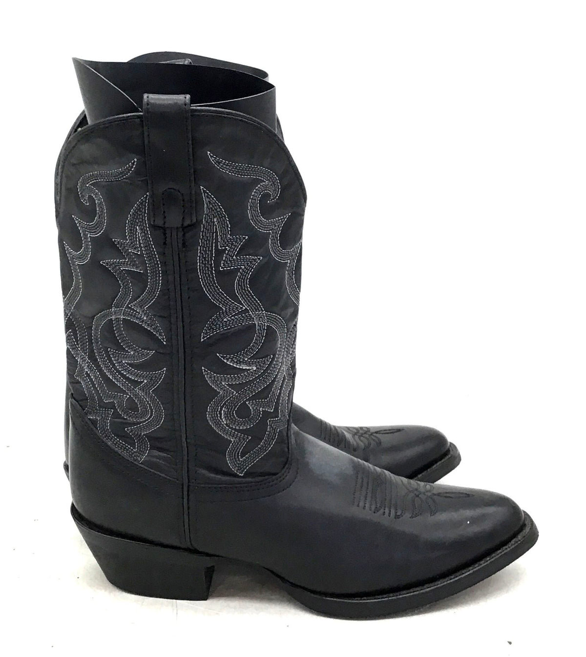 Laredo Women's Black Leather Western Boots - Size 10 M