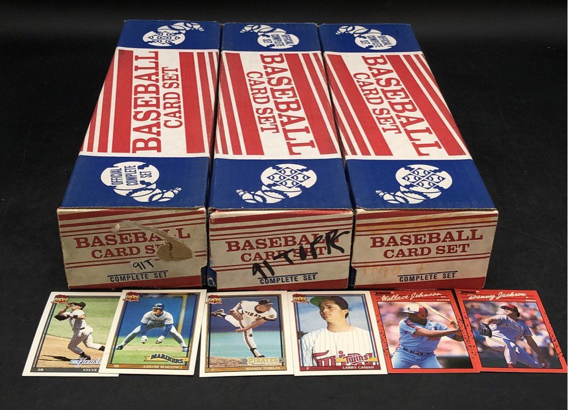 Lot Of Donruss, Topps Baseball MLB Cards. Medium Box, Unsorted