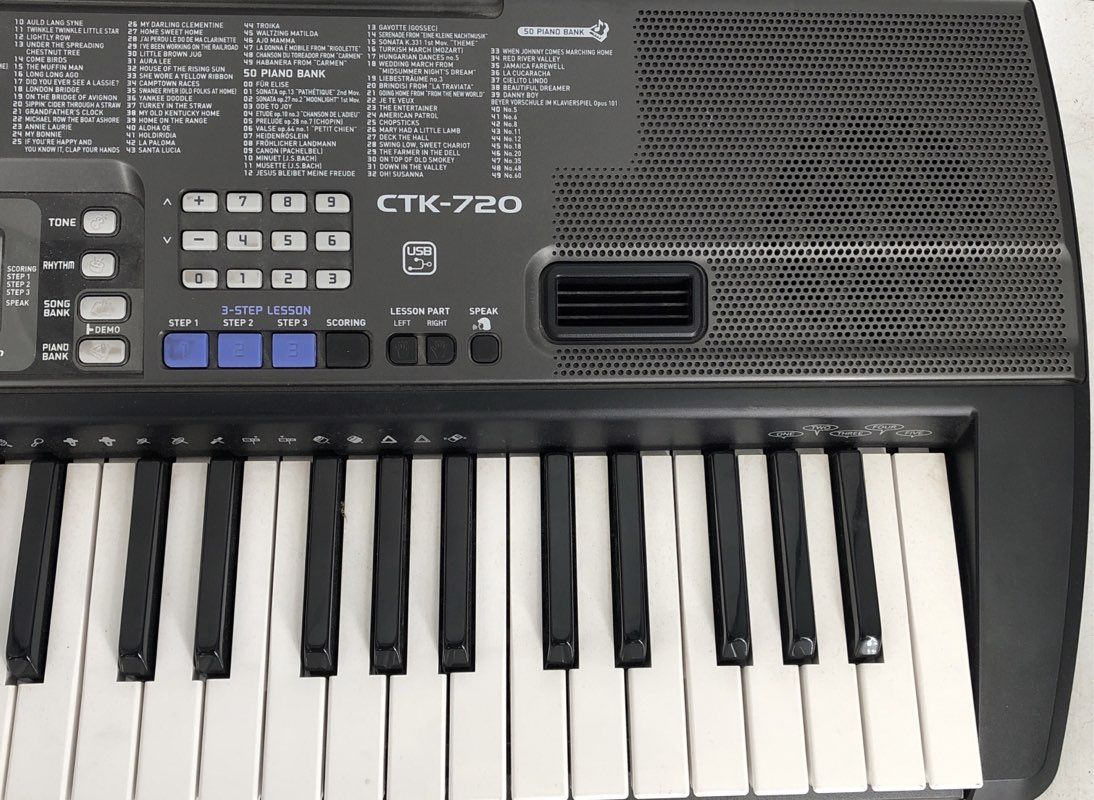 Casio CTK-720 61 Key Portable Electronic Keyboard