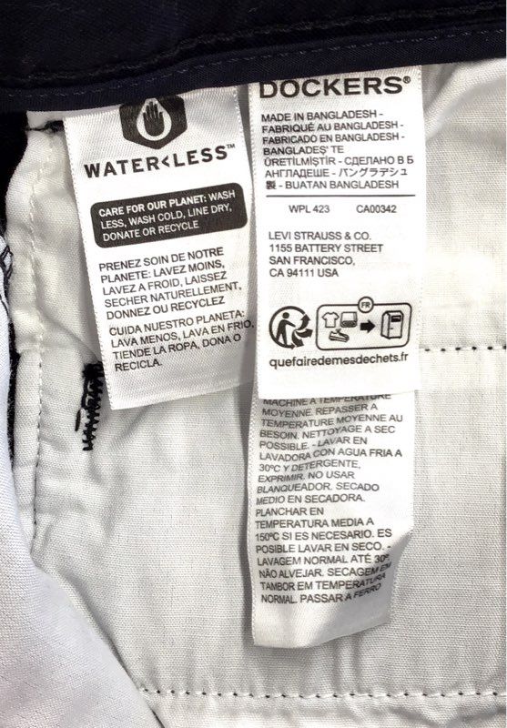 NWT Dockers Men's Black Straight Jeans - Size 36x30