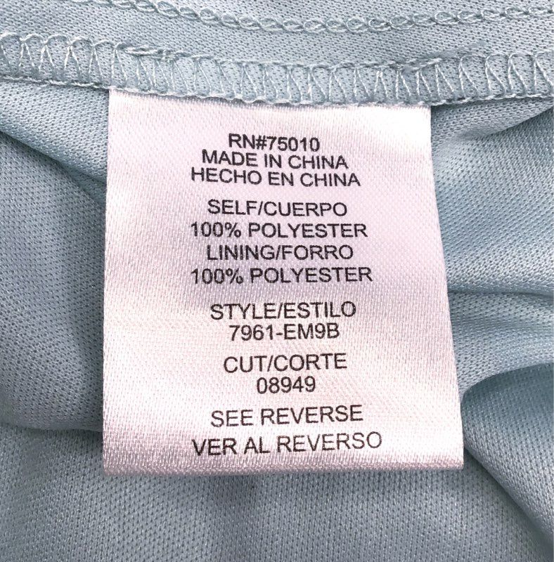 City Vibe Women's Seafoam Silver Glitter Metallic Spaghetti Strap Gown Dress 5