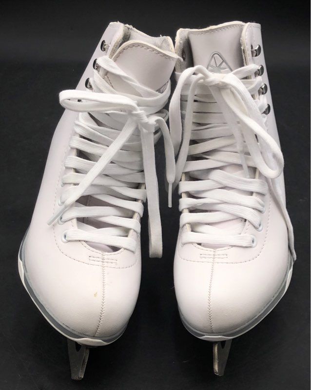 Jackson Ultima JS150 Figure Skates Womens Size 5 White Mark I Blades With Box