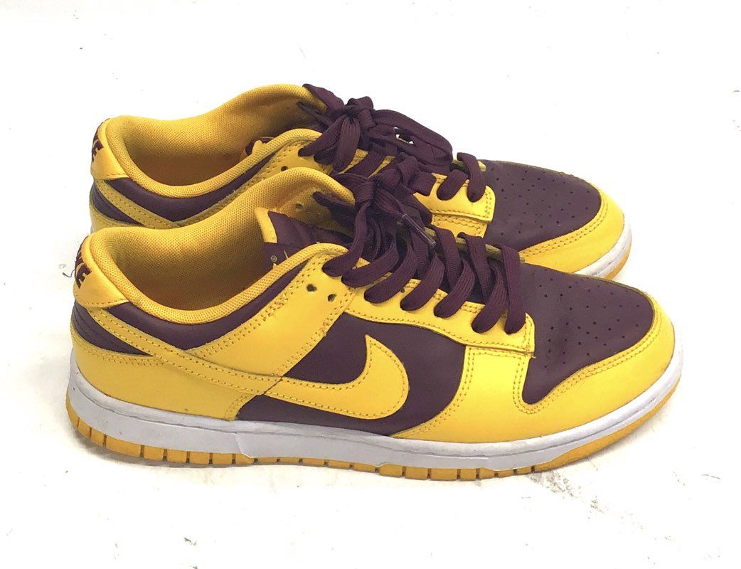 Nike Dunk Low Retro Arizona State Gold Maroon Sneakers Men's Size 8.5