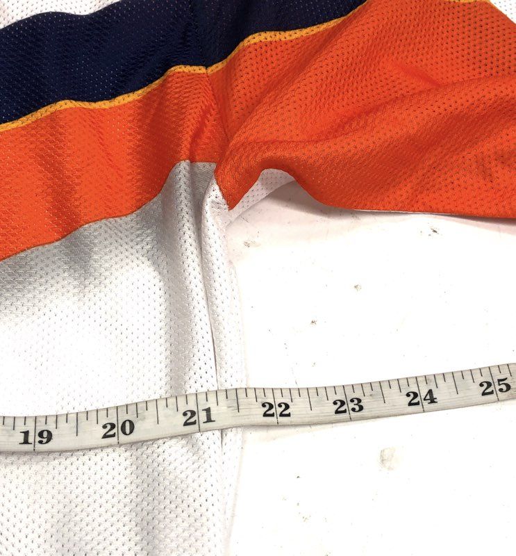 Klim Men's XC Motocross Jersey Orange White Blue Graphic Long Sleeve Sz XL