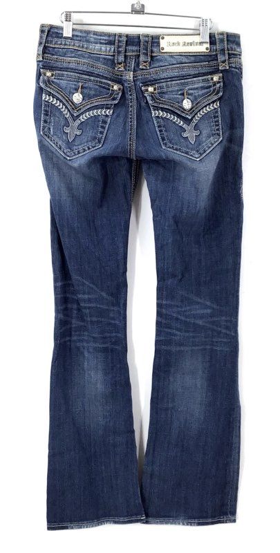Rock Revival Women's Blue Tullia 82 Denim Bootcut Jeans - Size 29
