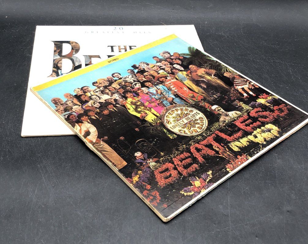 The Beatles Sgt. Pepper's Lonely Hearts Club Vinyl Record Lot