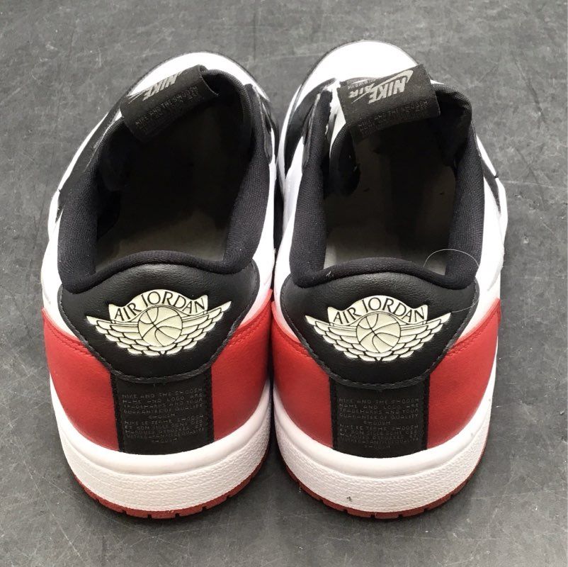 Nike Air Jordan 1 Low Slip Chicago White Black Gym Red Women's Size 9.5