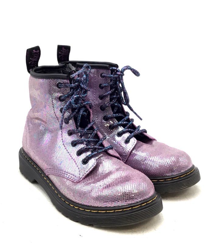 Dr. Martens Women&#39;s Pink Ankle Combat Boots - Size 5