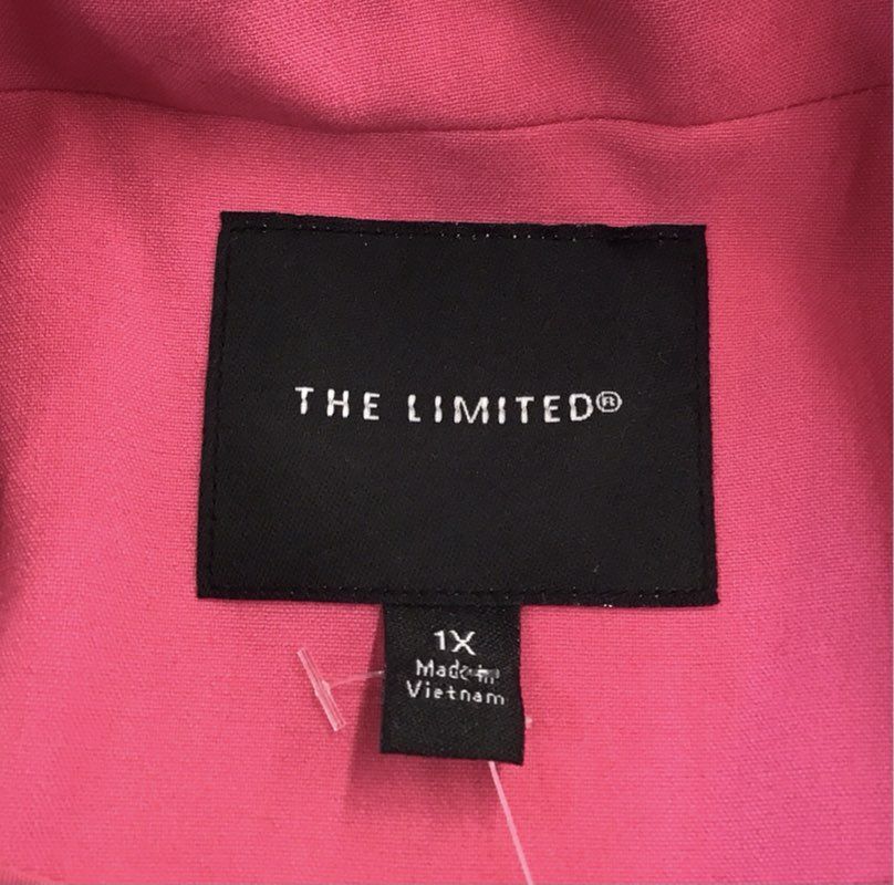 NWT The Limited Women's Pink Berry Blazer - Size 1X
