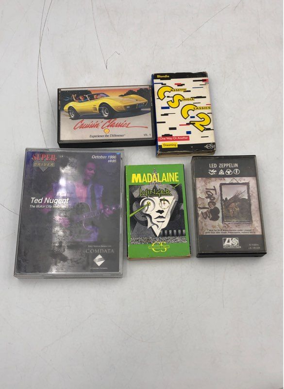 Poison, Winger, The Police Every Breath You &amp; More Cassette Tape Album Mixed Lot