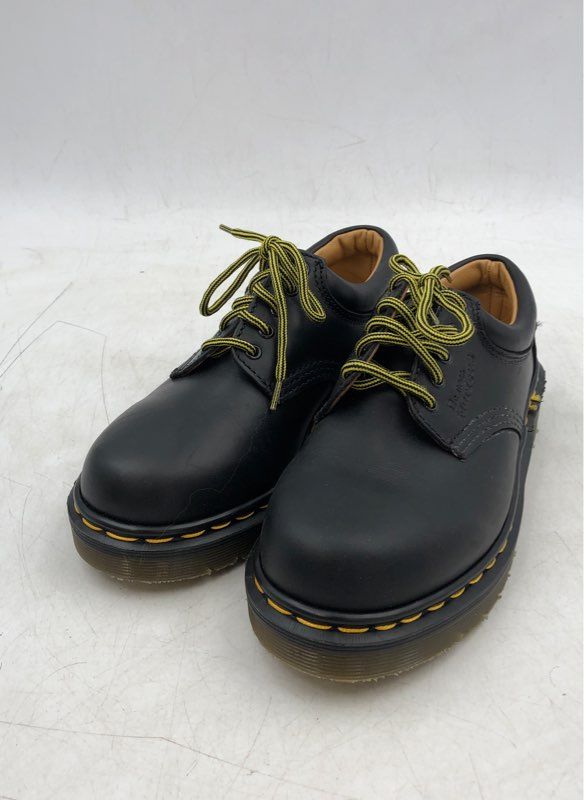 Dr. Martens Boys Black Leather Casual Oxford Shoes - Size 3