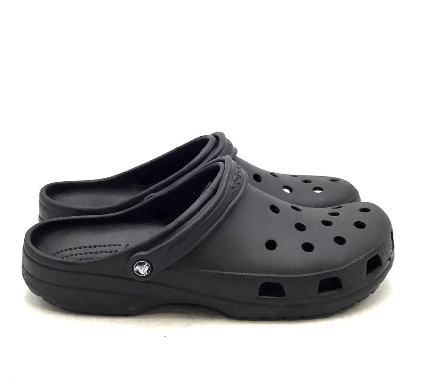 Crocs Men&#39;s Black Clog Sandals - Size 13