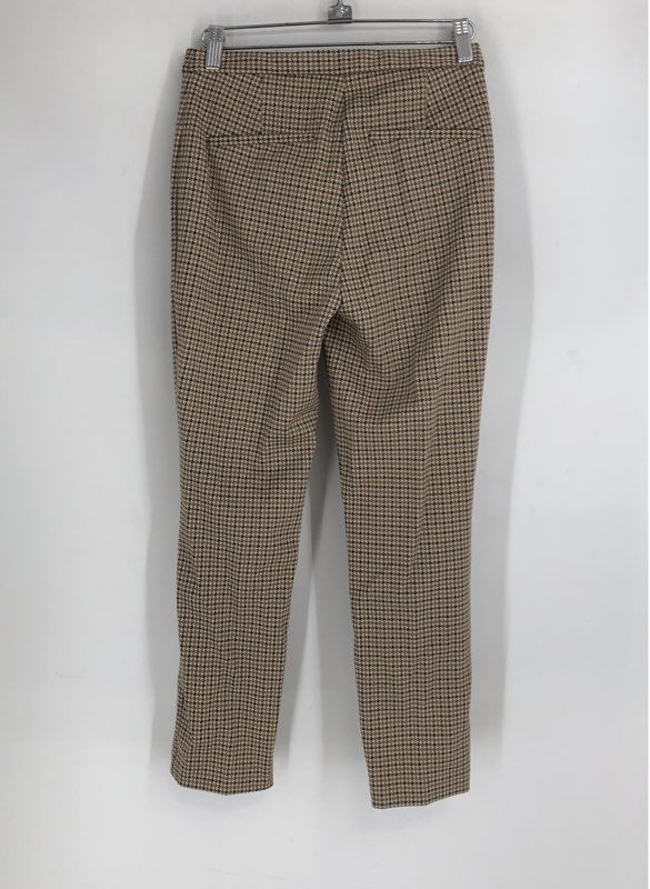 NWT Theory Women's Beige Brown Slim Fit Ankle Pant - Size 00