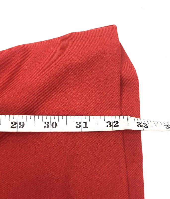Ann Taylor Women's Red Wide Leg Gold Button Side Zip Trousers NWT Sz 2