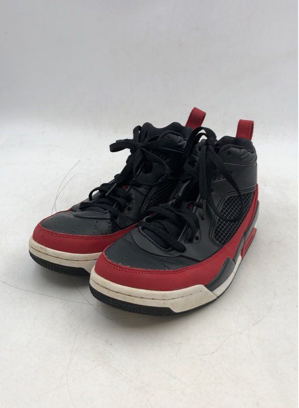 Nike Air Jordan Flight Origin 2 Black Gym Red White Basketball Shoes Size 9