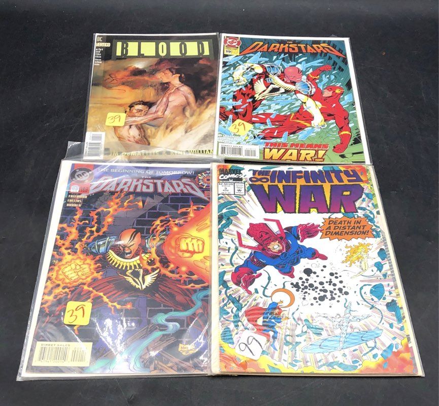Comic Book Lot Marvel DC 1980s 1990s Superhero Mixed Publishers Approx 25