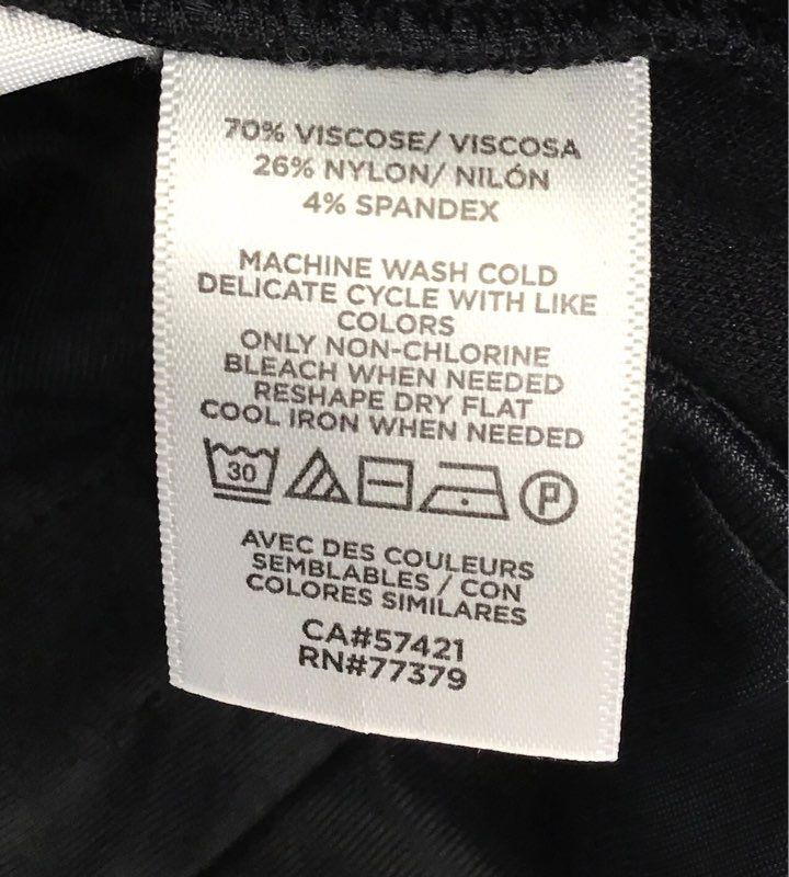 Ann Taylor Women's Black Viscose Blend Tapered Trousers Pants Sz 4