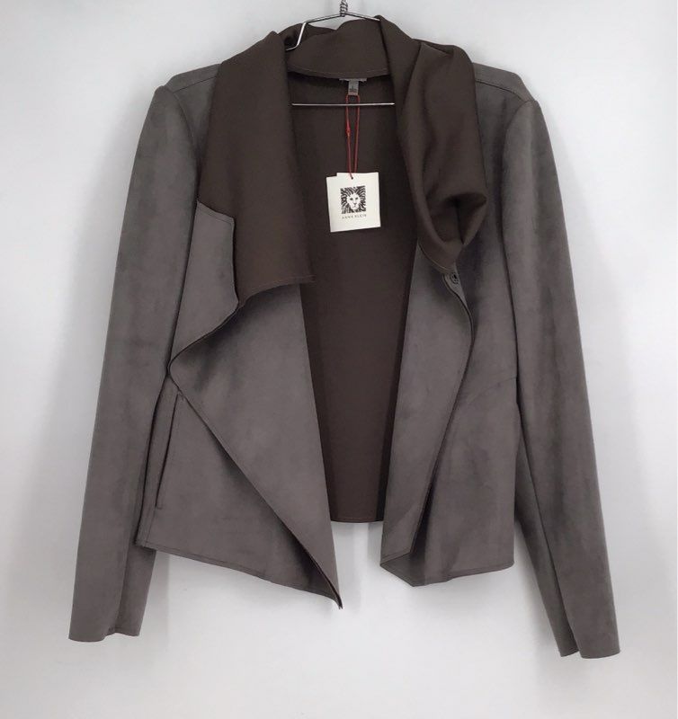 NWT Anne Klein Women&#39;s Degas Gray Jacket - Size Large