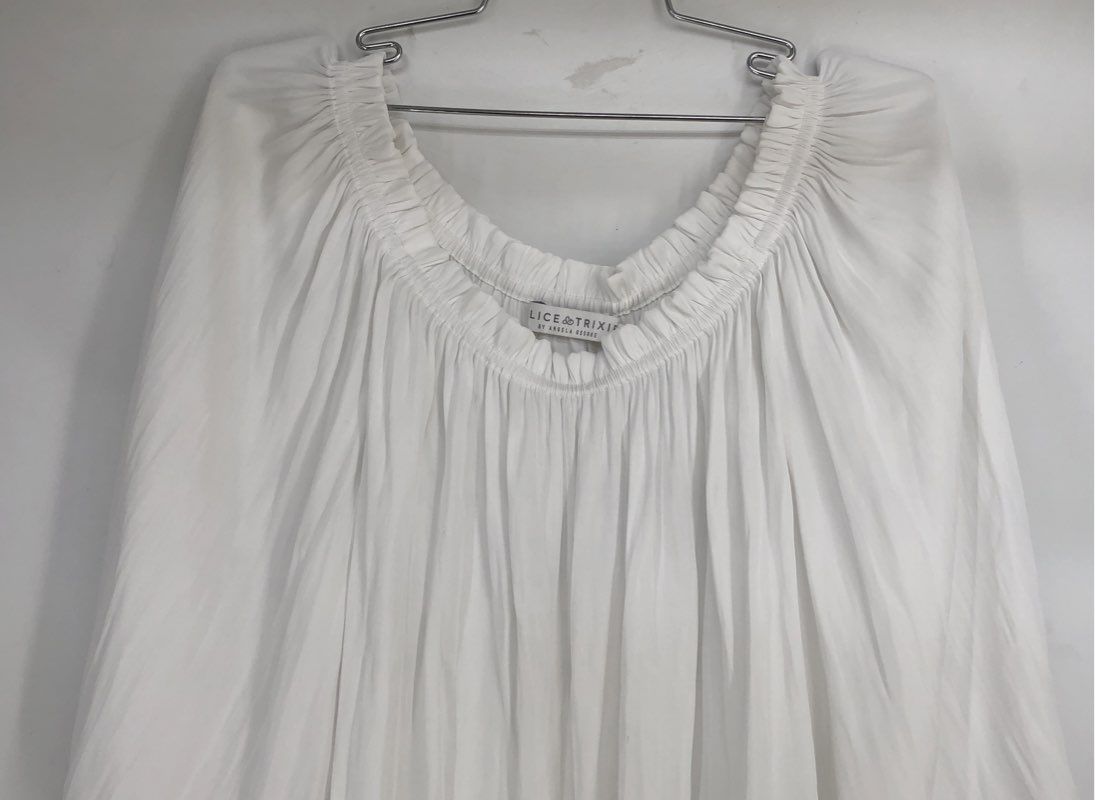 Alice & Trixie By Angela George Women's White Blouse - Size Large