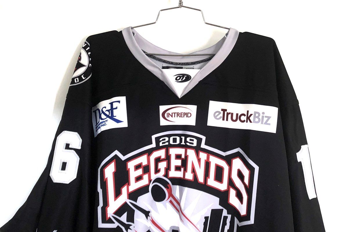 2019 Legends of Huntsville Hockey Signed Rod Stanfield #16 Jersey OT Pro Sz 56