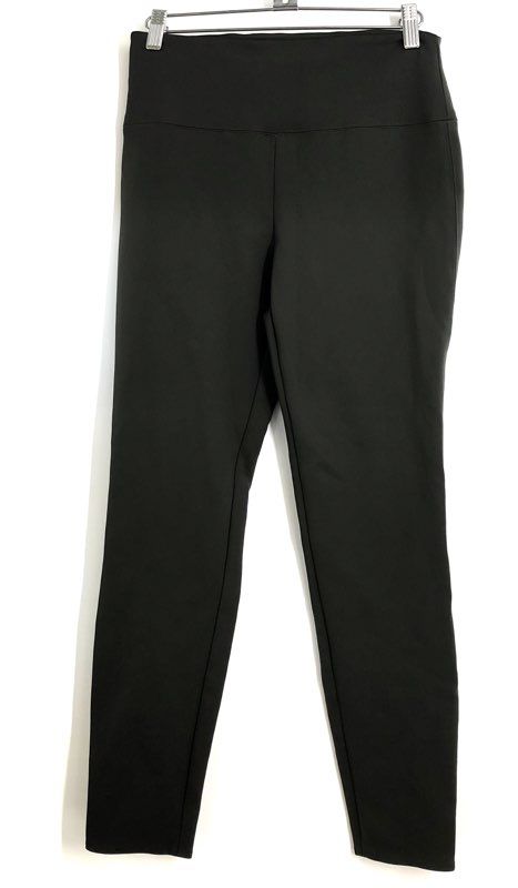 Theory Women's Black Yoke Legging High Rise Stretch Slim Pants Size S