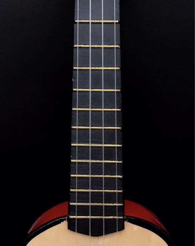 RockJam UK-222-A Beige Red Soprano Ukulele