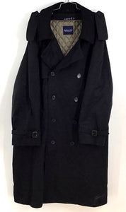 Bradley Jons For Gruner & Co Mens Black Trench Coat - Size 58R