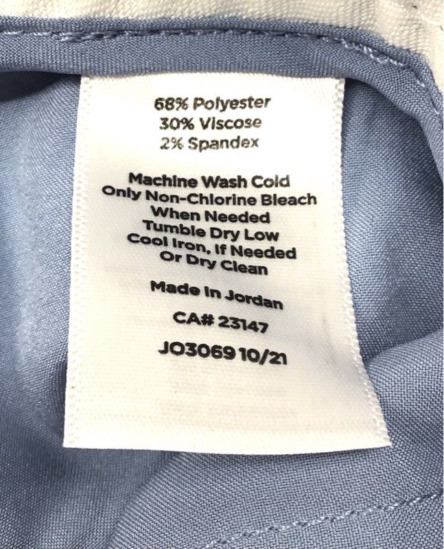 Talbots Women's Hampshire Ankle Pant Blue Textured Dress Pants NWT Sz 10P