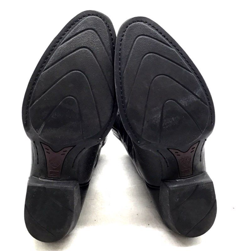 Ariat Men's Black Leather Western Boots - Size 8.5D