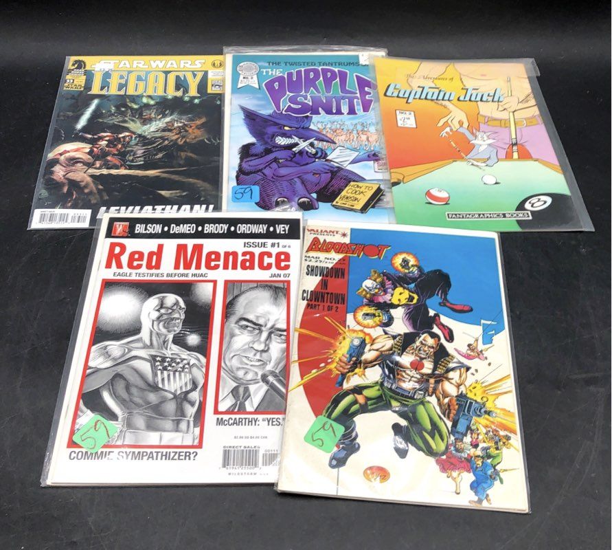 Comic Book Lot Marvel DC Image Valiant Mixed Eras Superhero 21 Comics