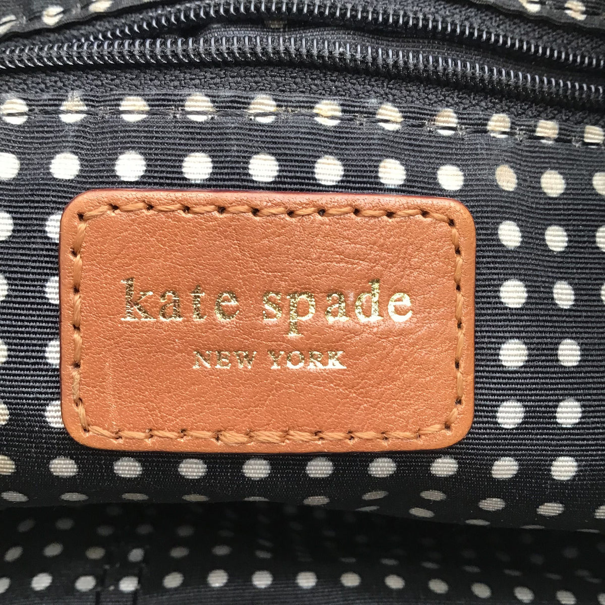 Authentic Kate Spade New York Women&#39;s Brown Leather Crossbody Bag - COA Included