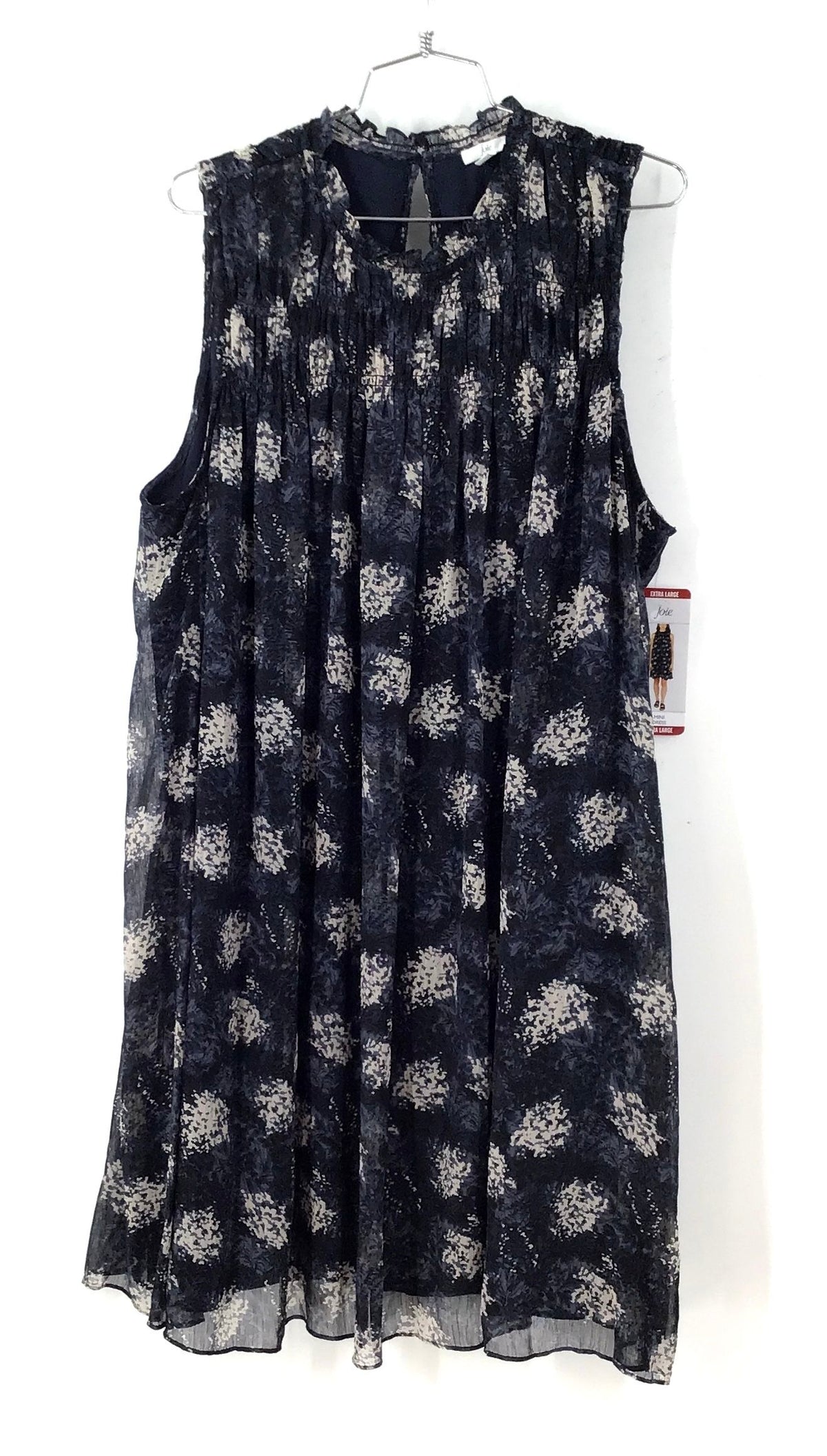 NWT Joie Women's Blue Baltic Print Mini Dress - Size XL