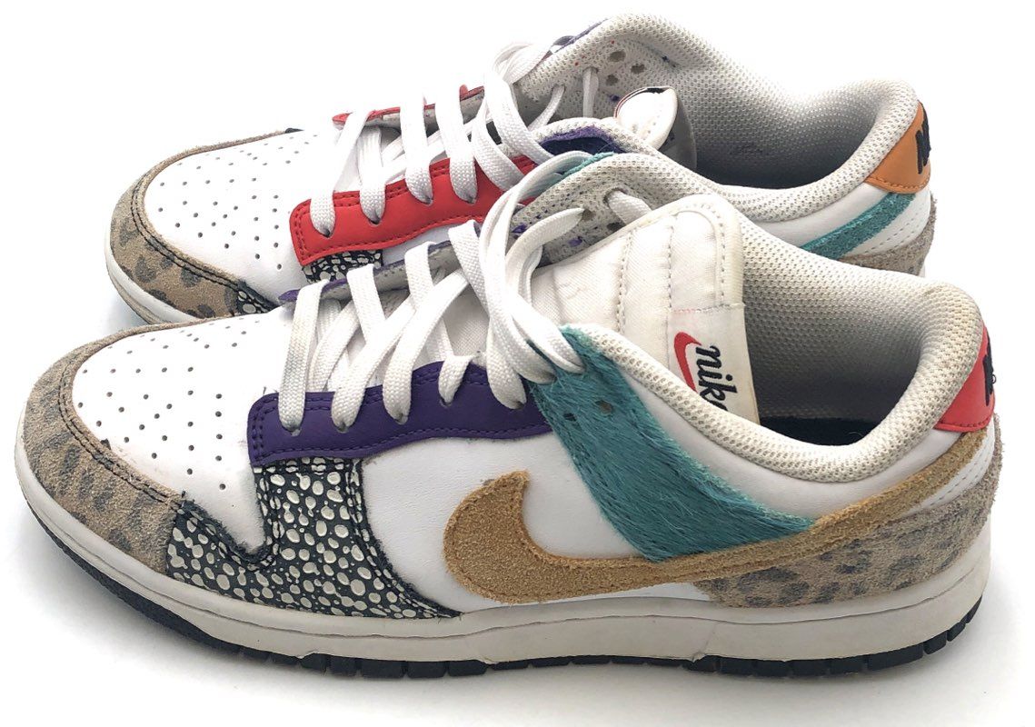Nike Dunk Low SE Safari Mix Patchwork Women's Size 8