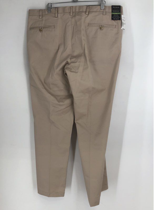 NWT Jos. A. Bank Men's Beige Cotton Dress Pants - Size 38Wx30L